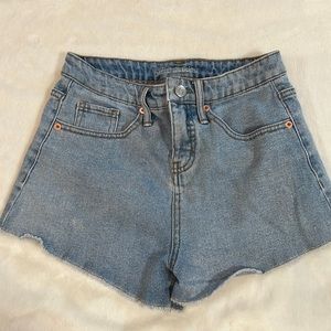 Womens Jean hi rise shorts